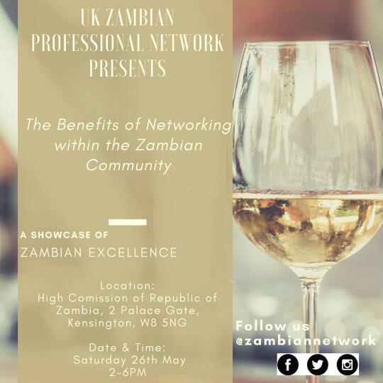 EVENT The Benefits of Networking within the Zambian Community